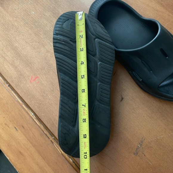 Hoka Black Slide Sandals Size 8